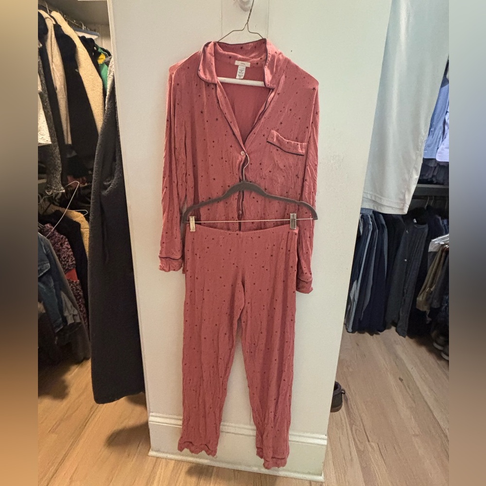 Women's Pink Pajama Set